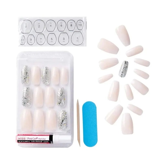 (3) KISS Gel Fantasy Nails Set - Picture 7 of 14